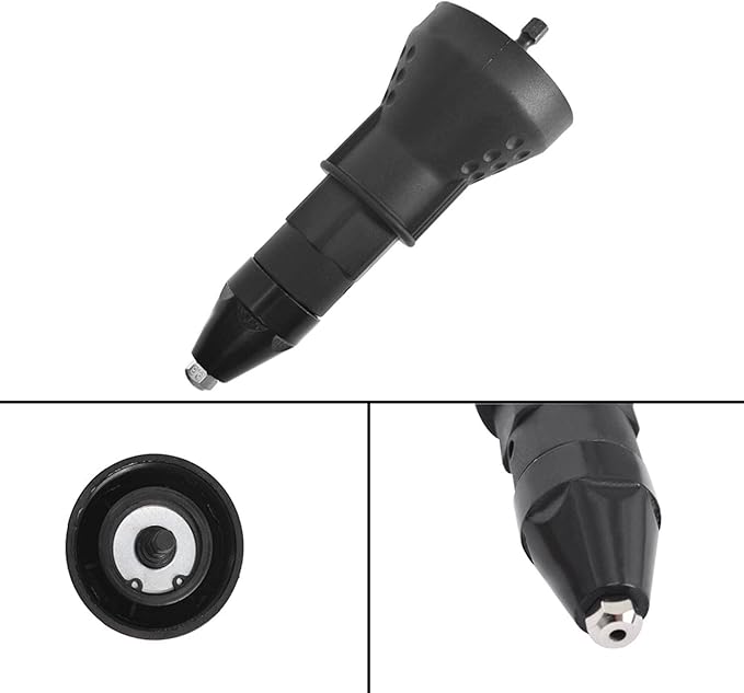 Electric Rivet Nut Gun Drilling Adapter, Electric Rivet Tool Nut Adapter Cordless Rivet Drill Bit Adapter