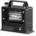 Automatic Wire Stripping Machine, Electric Wire Stripper for 0.06''-0.98'' Scrap Copper Wire, 7-Blade & 7-Channel Cable Peeler with Dual V-Groove Rollers, High-Strength Steel Blades for Recycling