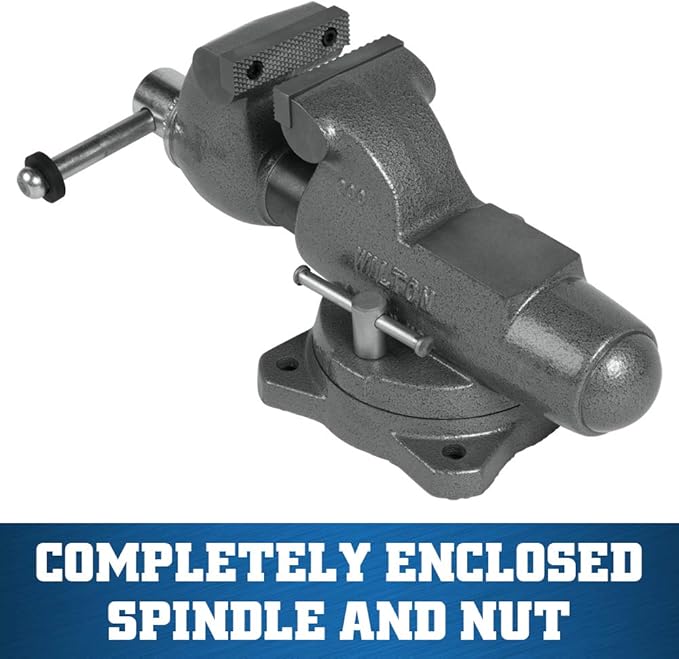Wilton Machinist Bench Vise, 3" Jaw Width, 4-3/4" Jaw Opening, 2-5/8" Throat (Model 300S)