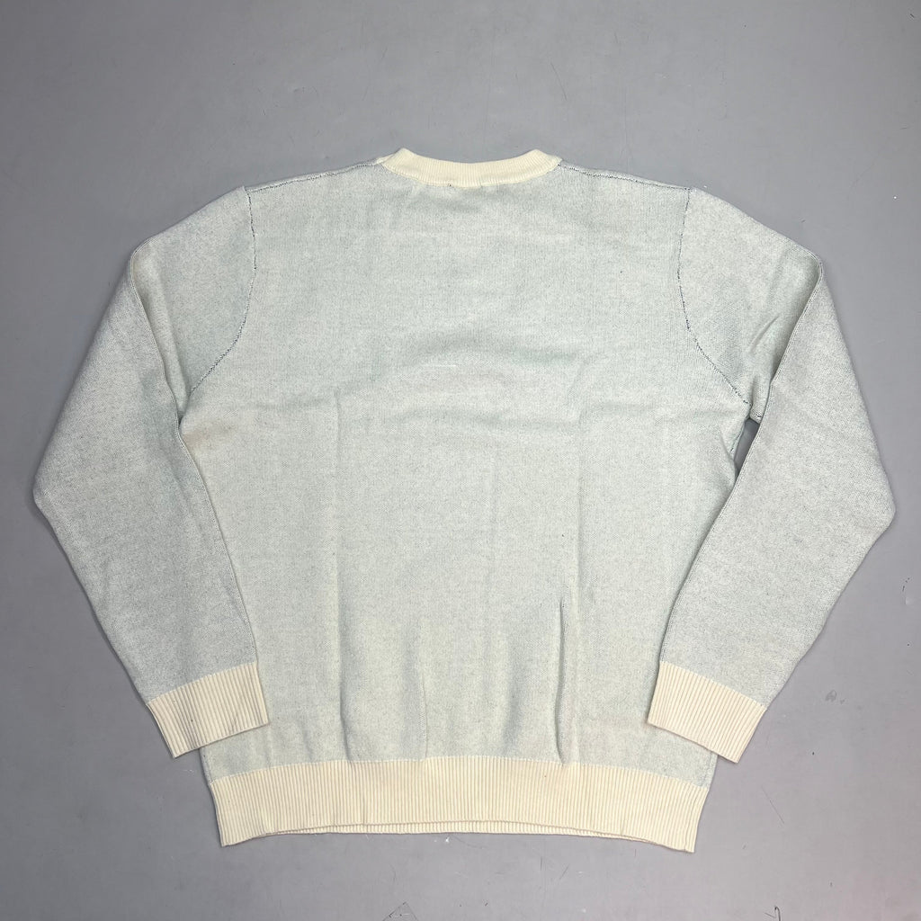 CPG CODEGRAPHY WORLDWIDE Sweater Women's Sz L Green/Crème WCPG-SWTR-NTRL-2022-3