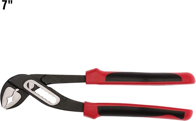 Teng Tools 7 Inch TPR Grip Slip Joint/Water Pump Pliers - MB481-7T