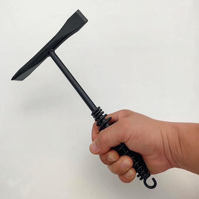 VASTOOLS Welding Chipping Hammer with Coil Spring Handle,10.5",Cross Chisel and Vertical Chisel