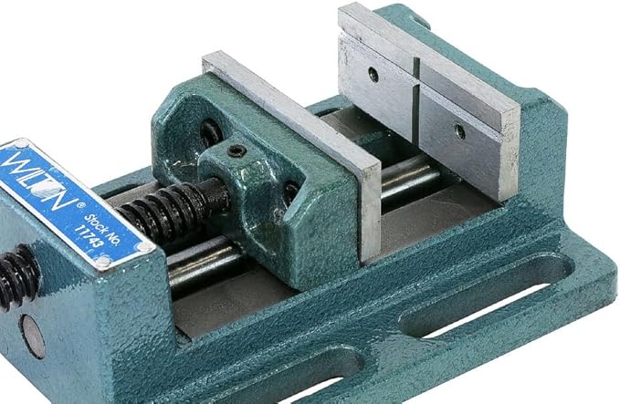 Wilton Low-Profile Drill Press Vise, 3" Jaw Width, 3" Jaw Opening, 1-1/8" Jaw Depth (Model LP3)