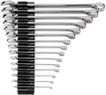 TEKTON Combination Wrench Set, 15-Piece | WCB95102 | (1/4 - 1 in.), Modular Organizers, Chrome Finish