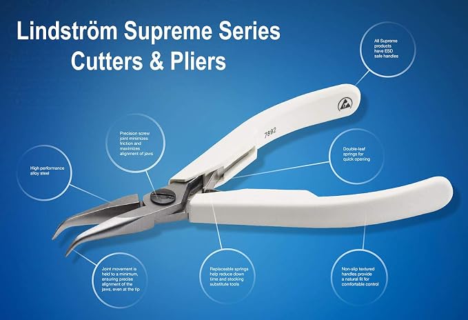 LINDSTROM 7892 PLIER SNIPE NOSE 7892 [1] (Epitome Certified) by Pro Series
