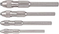 Starrett Pin Vise Set, .010 - .187" Range, 4 Pieces