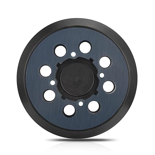 Sander Pad Replacement for Dewalt, 5" 8 Hole Hook and Loop Orbital Sander Pad Compatible with DeWalt DWE6421 6421K DWE6423 6423K DCW210B Random Orbital Sanders (4 Screw Holes)