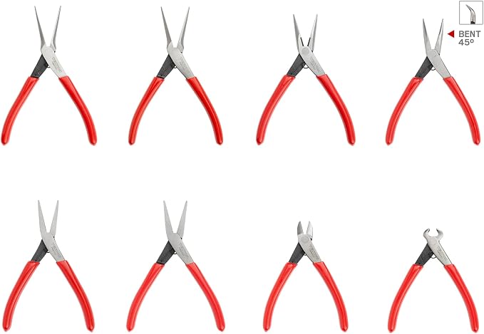 TEKTON Mini Pliers Set, 8-Piece | PMN99908