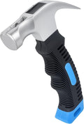 Small Claw Hammer - Mini Hammer for Women&Kids, Camping Hammer, Stubby Tack Hammer, Nail Hammer with Magnetic (Blue)
