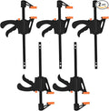 6 Inch Bar Clamps for Woodworking, 2 Pcs Trigger Quick Grip, Mini Clamps for Wood Gluing