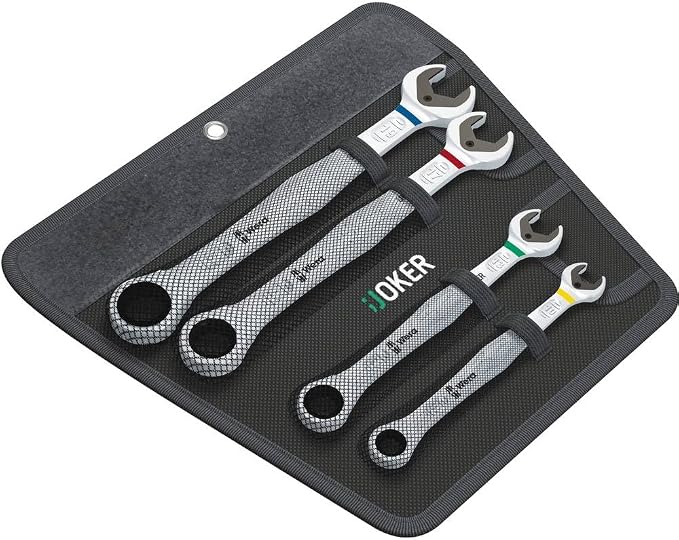 Wera Joker 4pc Metric Ratcheting Combination Wrench Set