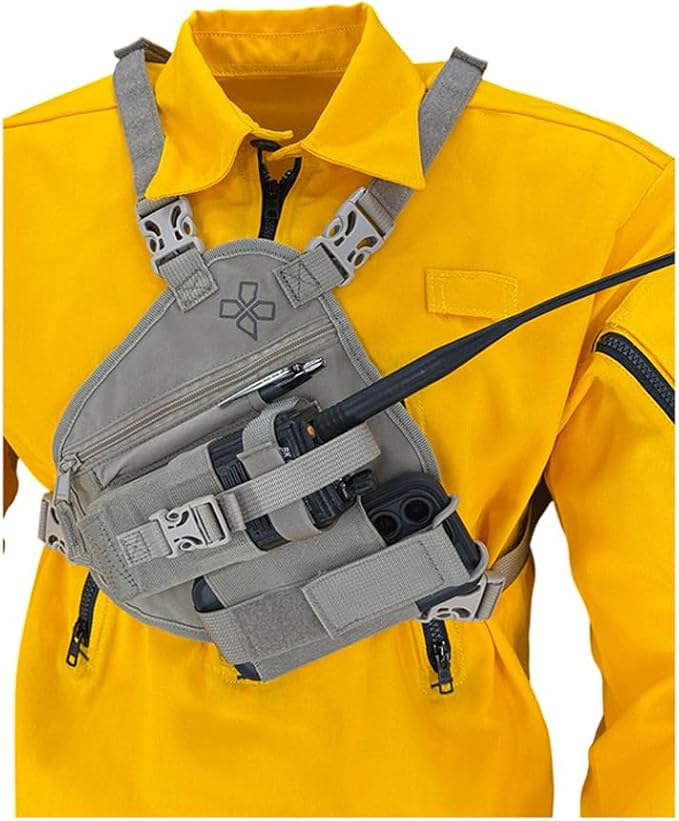 RP-1 Scout Radio Chest Harness | for 2 Way Radio & Electronics, Search & Rescue, Ski Patrol, Emergency Response