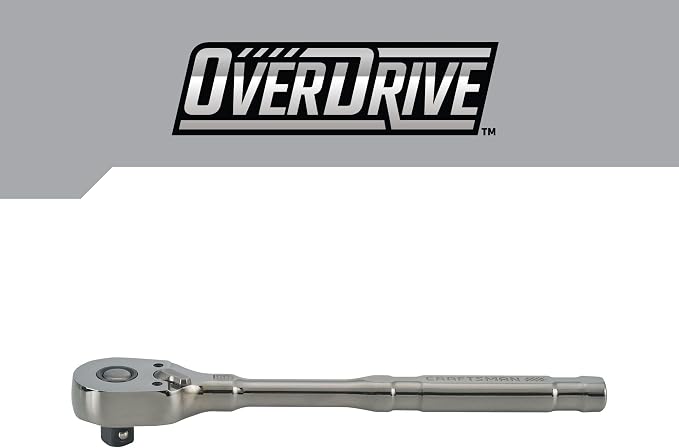 CRAFTSMAN OVERDRIVE 3/8" Drive 180T Pear Head Ratchet (CMMT82111)