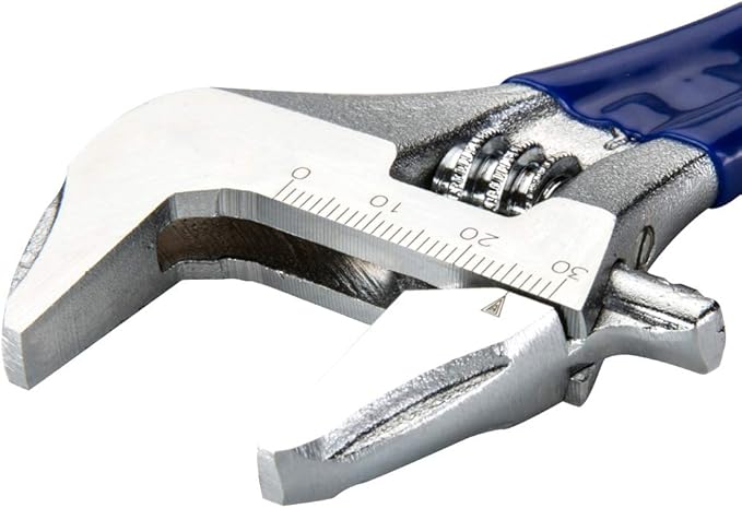 Large Opening Adjustable Wrench Spanner with Short Handle 5''(Max Opening: 30mm/1.2 inch)
