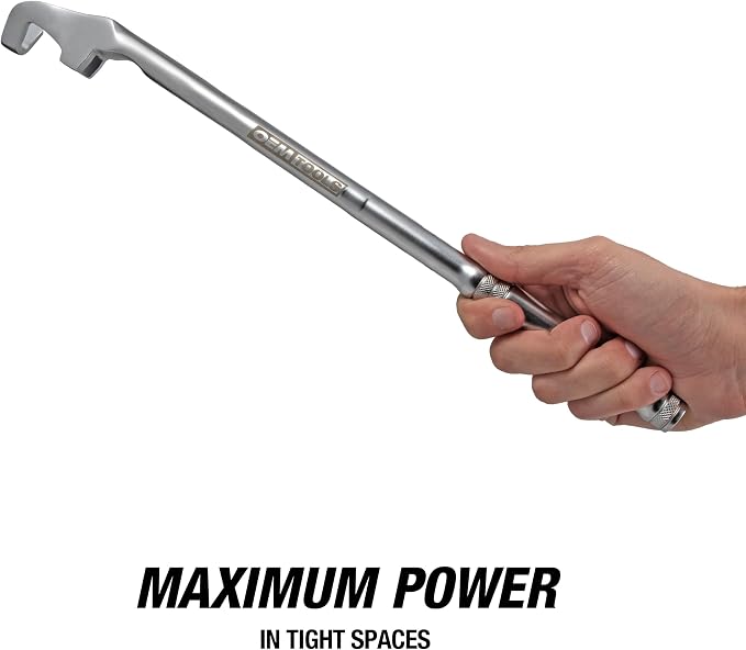 OEMTOOLS Wrench Extender Tool, Increase Torque in Tight Spaces | Made from Drop-Forged Steel, Rust & Corrosion Resistant, Loosen Rusted Bolts, Jammed Fasteners or Over-Tightened Nuts