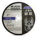 BHA Metal and Stainless Steel Cut Off Wheels for Angle Grinders, 7” x 1/16” x 7/8” - 25 Pack