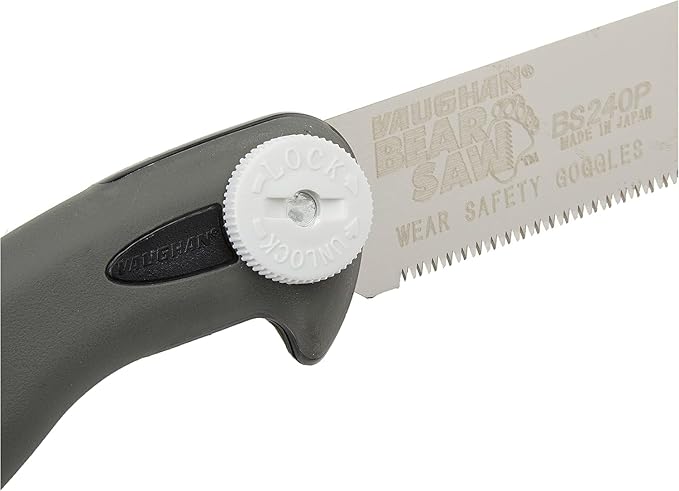 VAUGHAN Bear Saw Hand Saw, Tri-Edge Teeth, Genuine Japanese, Interchangeable Blade, BS240P, VN56950