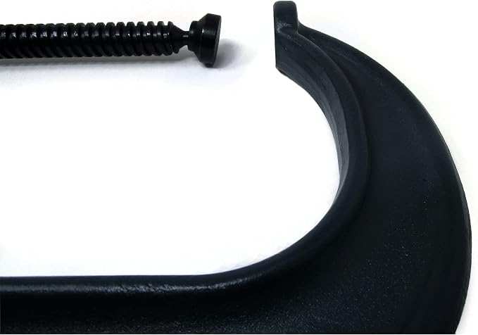 Wilton C-Clamp, 12-1/4" Opening, 6-1/4" Throat, 9300 Lbs. Clamping Force (Model 412) (Pack of 2)
