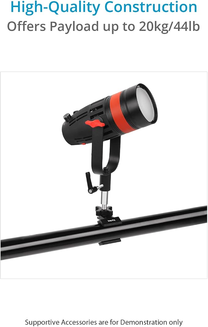 PROAIM SnapRig Mounting End Jaw Vise Grip/Clamp with 5/8” Baby Pin. Standard 3/8”-16 Mount. Clamping Range up to 2”. Payload up to 20kg / 40lb. (CL217)