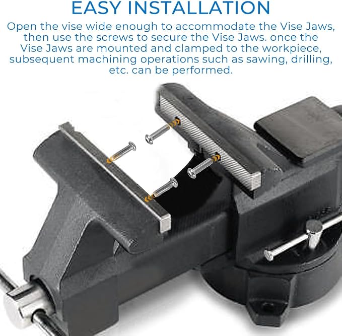 for Craftsman Replacement-bench-vise-jaws