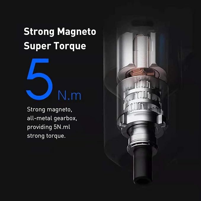 Xiaomi Mi Cordless Screwdriver 3.6V, 2000mAh Rechargable Battery. Patented One-piece body with USB-C charging port. High 5-N.m Torque Cordless Portable Screwdriver with 12 pieces of S2 Steel Bits