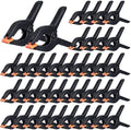 Tanlade 50 Pcs 6'' Spring Clamps Bulk Heavy Duty Spring Clips with Jaw Opening Backdrop Clips Clamps for Backdrop Stand Nylon Plastic Woodworking Clamps for Crafts Photography Art DIY