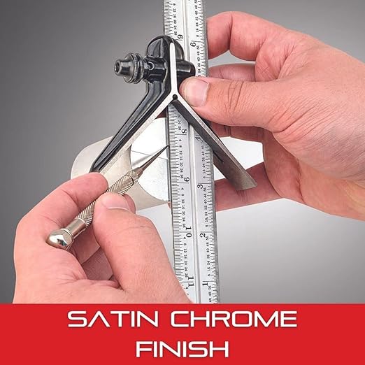 Starrett Blade Only for Combination Squares, Sets and Bevel Protractors - Ideal for Woodworking and Metalworking - 300mm Length, Satin Chrome Finish, 35 Graduation - CB300-35