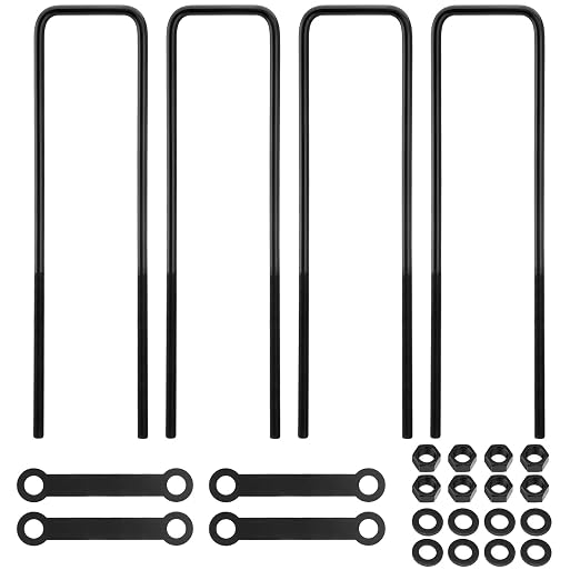 20 Inch Square Bend U-Bolt Kit for Truck Chassis