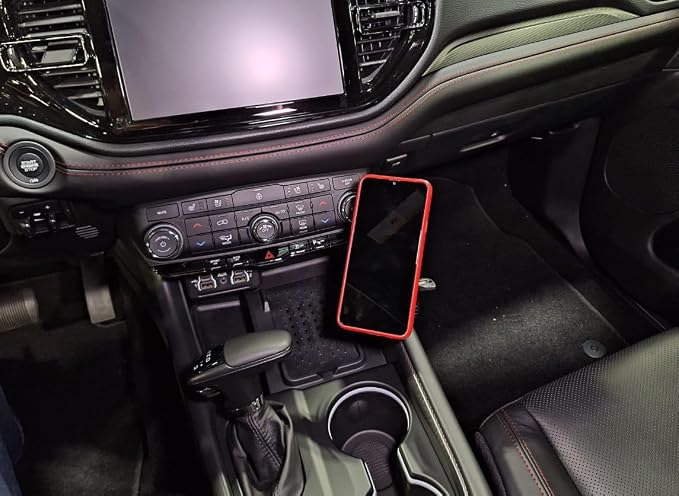 Phone Mount for Dodge Durango 2021-2025 | Dashboard Phone Holder Clamps onto The Center Console | (Spring Loaded)