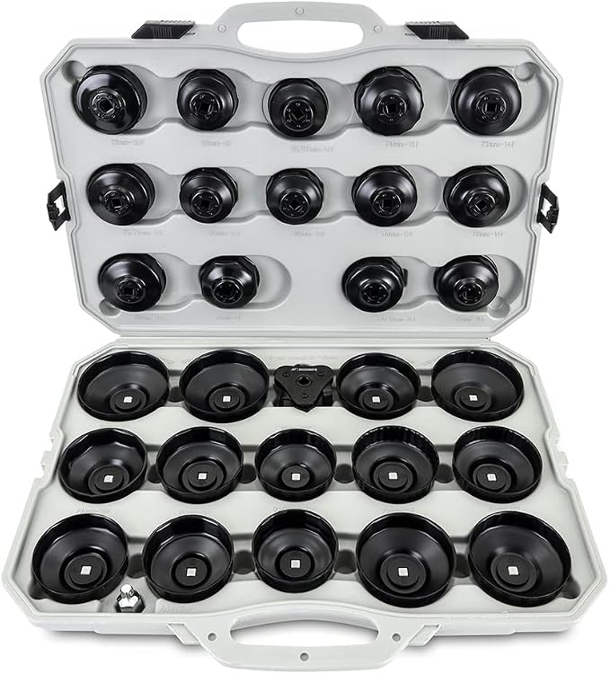 Mishimoto Cup Style Oil Filter Wrench Set, 30 Pieces