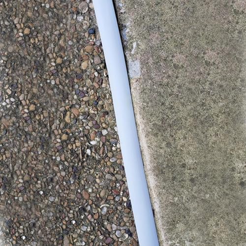 Flexible EPDM Rubber Strip (50 ft Long and 1 inch Wide) for Concrete Crack Repair and Replacement - Weather and Aging Resistant Expansion Joint Filler for Driveways and Sidewalks