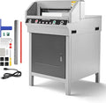 VEVOR Electric Paper Cutter, Heavy Duty Metal Paper Cutter Machine, 17.72 inch Cutting Width, 1.57 inch Cutting Thickness, Electric Guillotine Trimmer with Infrared Function and Spare Blade