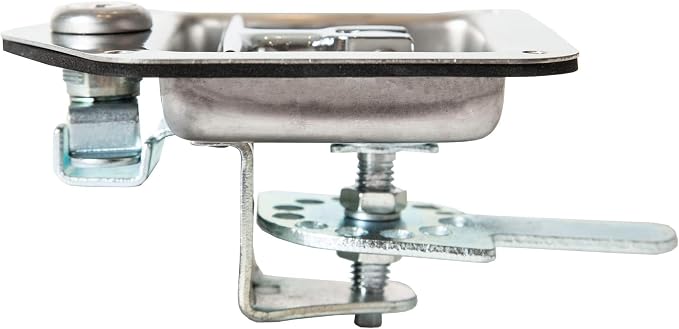 Buyers Products L8815 Locking T-Handle Latch, 2 Pack, Stainless Steel | Locking T-Handle Latch 2-Pack Helps Secure Tool Boxes, Trailer Doors, RVs, Campers, And Truck Caps For Daily Transport