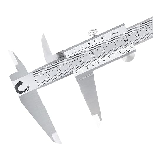 Clockwise Tools Vernier Caliper, DVLR-0805D 0-8 Inch/200 mm, Inch/Metric Conversion, Stainless Steel