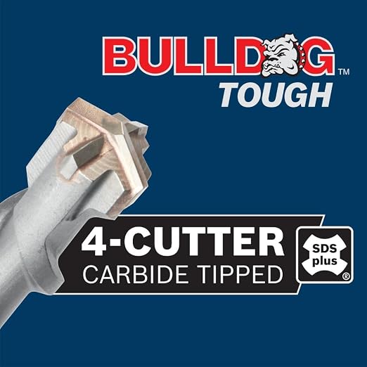 Bosch HC4C2041CC 1/4 in. X 4 in. X 6 in. SDS-Plus® Bulldog™ Tough Rotary Hammer Bit - Bulk 100 Pack