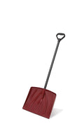 Suncast 12-Inch Kids Snow Shovel with Durable Galvanized Steel Wear Strip and Ergonomic D-Grip Handle, Ideal for Driveways, Walkways, and Sidewalks, Red