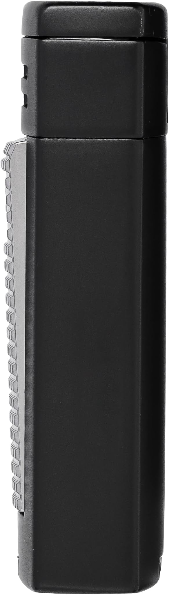 XIKAR® Ion Double-Jet Flame Cigar Lighter. with Textured Trigger Button and a Safety Mechanism. (Black)
