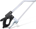 16 Inch Butcher Saw Meat and Bone, Professional Meat Processing Saw with Stainless Steel Blade, Quick Release Black Tightening Cam Comfort Handle, for Household, Processed Livestock and Game