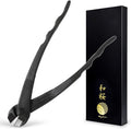 Wazakura Hand Forged Bonsai Tree Wire Cutter Made in Japan 195mm (7.7inch), Japanese Garden Tool, Rounded Ends for Bonsai Styling Wires - Black