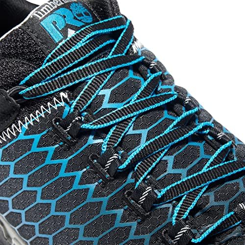 Timberland PRO Men's Powertrain Sport Alloy Safety Toe Industrial Athletic Work Shoe, Black/Blue-2024 New, 8.5
