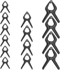 Amazon Basics 14-Piece Nylon Spring Clamp Set for Photography, Woodworking and Crafts, 6 Pack of 3-3/8-inch, 4 Pack of 4-1/2-inch, 4 Pack of 6-1/2-inch, Black/Grey