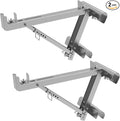 Ladder Jacks 2 Pack for Metaltech Scaffolding Platform,Two-Rung Short Body Extension Ladder Jack for Working Stage,2024 Upgrading Design & Strengthen Stability. (1 Pair)