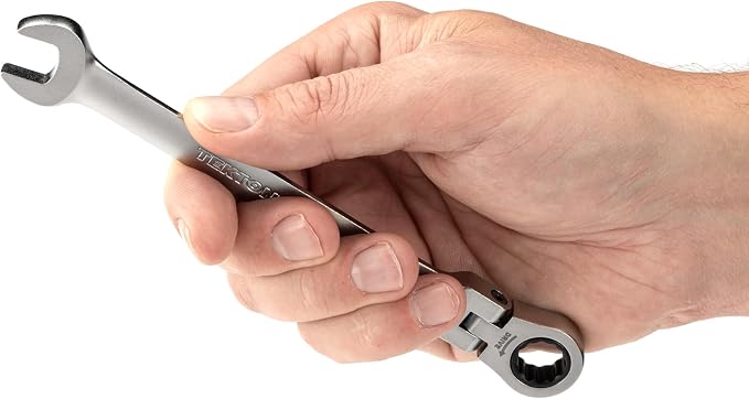 TEKTON 11 mm Flex Head Ratcheting Combination Wrench | WRC26411 | 12-Point