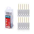 HIGHFIRE1/16 Hex Shank Drill Bits, High Speed Steel Titanium Drill Bit Set for Steel, Quick Change Small Drill Bits for Metal (Pack of 12 Identical Pcs)