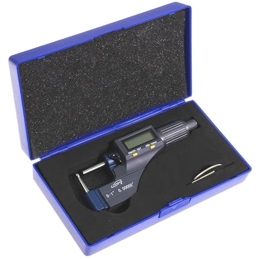 iGaging Digital Micrometer w Data Output 0-1"/0.00005"/0.001mm Tube