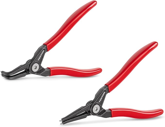 TEKTON 7 Inch External Retaining Ring Pliers Set, 2-Piece (0.070 in. Tips) | PRR90002
