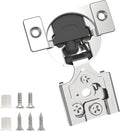 Chibery 6 Pack 3/8" Overlay 3D Soft Close Concealed Hinge for Face Frame Door, Satin Nickel Finish, Stainless Steel Material