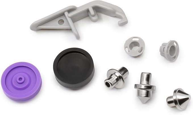 Dritz Heavy Duty Snap Pliers Kit - Size 24 5/8" – Metal Snap Fastener Tool, Purple Handheld Snap Setter for Jackets, Coats, Bags, Boat Covers