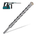 7/8 Inch x 8 Inch SDS Plus Rotary Hammer Drill Bit, Cross Tip Double Threaded Carbide Tipped for Concrete, Brick, and Stone (7/8" x 6" x 8")