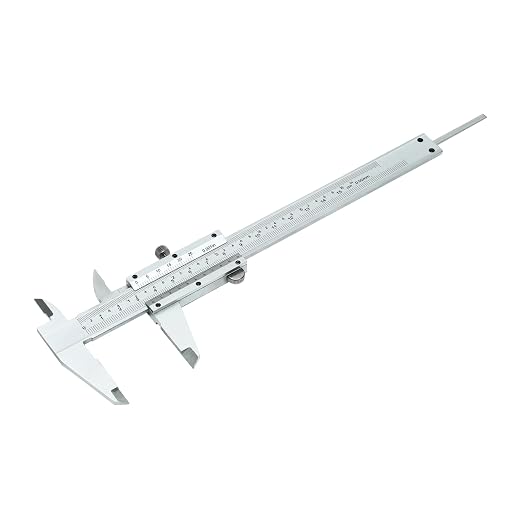 HFS(R) 0-6inch/0-150mm Vernier Caliper Imperial & Metric Measuring Tool, Carbon Steel Manual Non Digital Caliper, +/-0.001in/0.02mm Accuracy